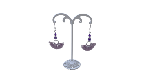 Boucles d'oreilles Paix d'esprit – Image 2