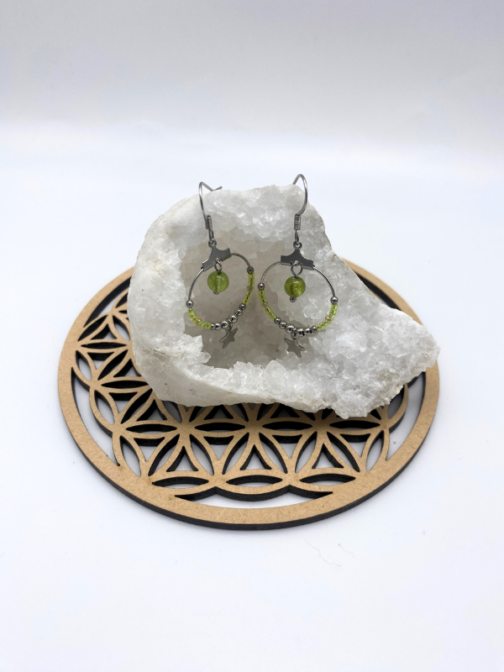 Boucles d'oreilles Vivre le présent